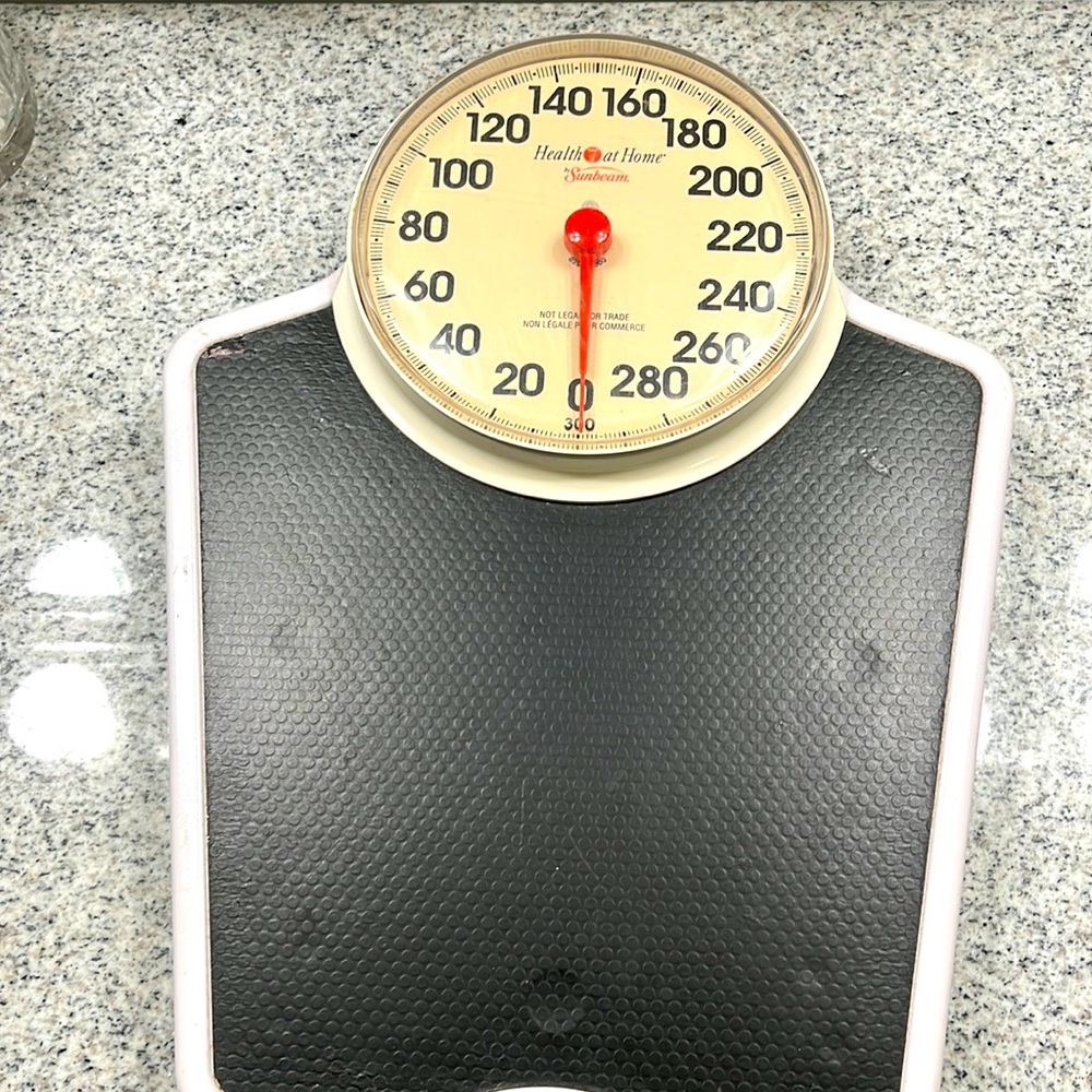 Sunbeam Vintage Health Meter Scale